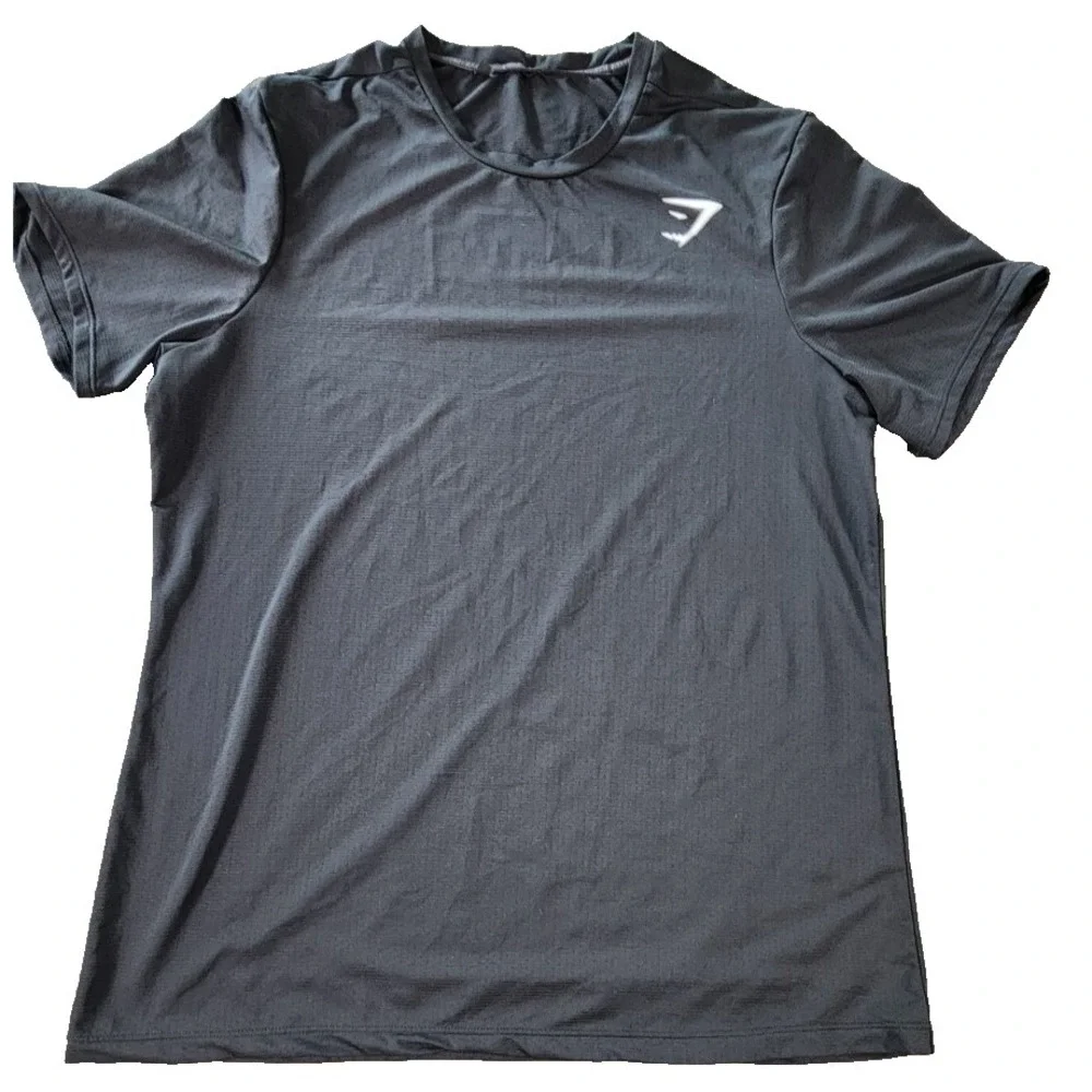 gymshark black t mens shirt